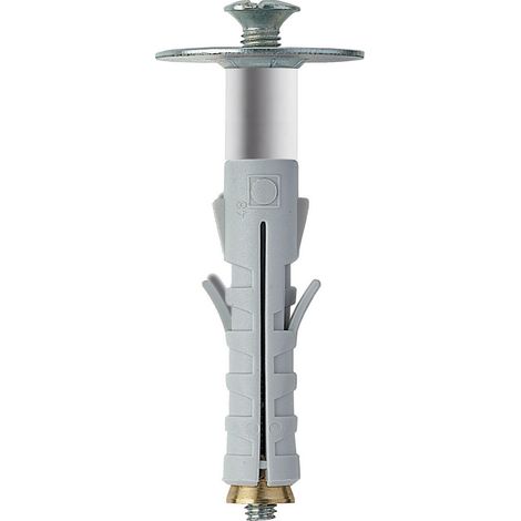 cf 100 pz elematic tasselli in nylon ENP/V   9 mm con vite per fissaggi leggeri (1/2)