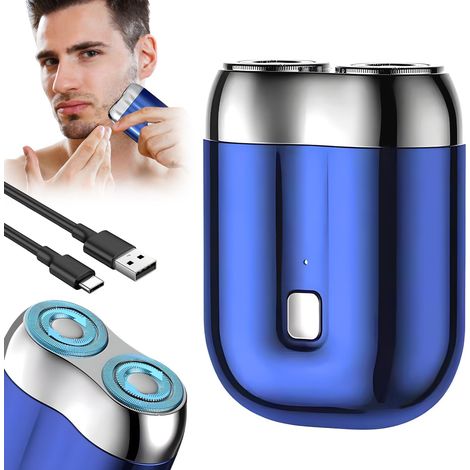 Elektrischer Rasierer, tragbar, für Reisen, elektrischer Rasierer für Herren, wasserdichter Mini-Folienrasierer (IPX7) mit USB-C-Anschluss, 120 Minuten Laufzeit und LED-Anzeige (1/5)