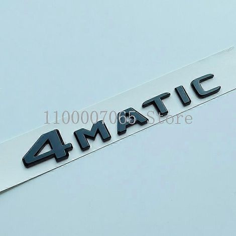 Logo autocollant noir brillant pour coffre de voiture Mercedes-Benz X156 H247, lettres noires brillantes, GLA180 GLA200 GLA250 GLA260 GLA220d 4Matic