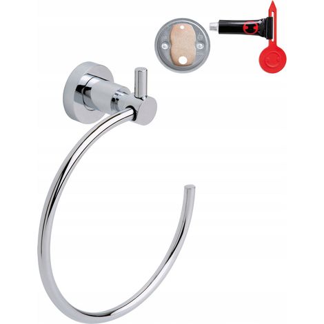 FPLUS toallero anilla tesa plata , Características principales
Anilla de toallas para baño con tecnología patentada tesa® POWER.KIT (solución adhesiva de montaje todo en uno)
Meta (1/5)
