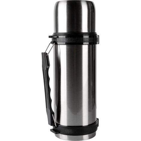 Edelstahl Thermoskanne + Griff + Tragegurt 1Liter-DYW53574 (1/2)