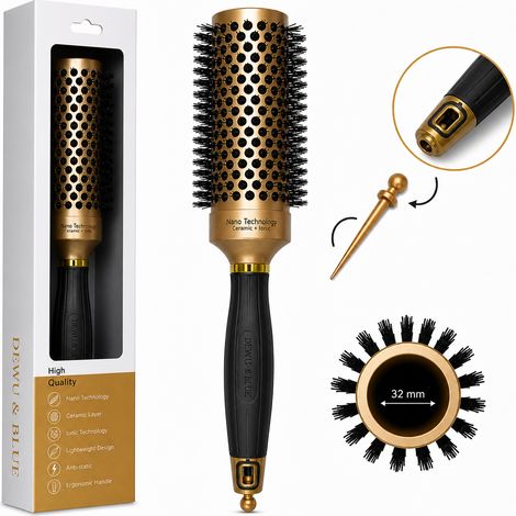 Brosse thermique en céramique pour le coiffage avec ionisation 32 mm (1/5)
