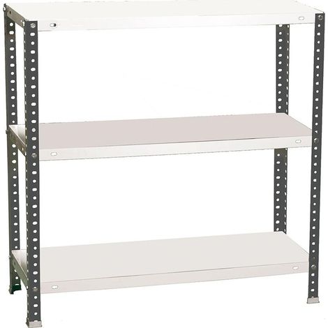 Simonrack Comfort Plus 3/500 Metallregal Anthrazit Weiß