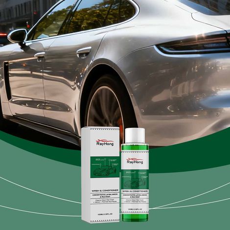 Car wash and care solution, multi-purpose solution for daily cleaning of car surfaces, brightening and cleaning – 100ml (1/5)