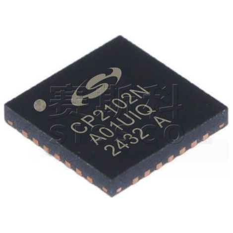 CP2102N-A01-GQFN28R CP2102N-A02-GQFN20R Elektronische Bauteile Chips Elektronische Bauteile, je 5 Stück.