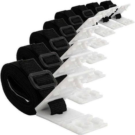 Kit de 24 sangles de fixation pour enrouleur de bâche de piscine enterrée (incluant 8 sangles) (1/4)
