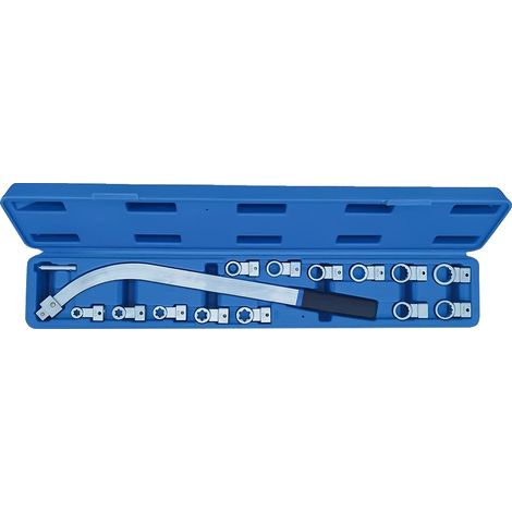 Jeu de clés à molette pour tendeur de courroie, kit d'outils de 15 pièces, construction durable, 15pcs (1/2)
