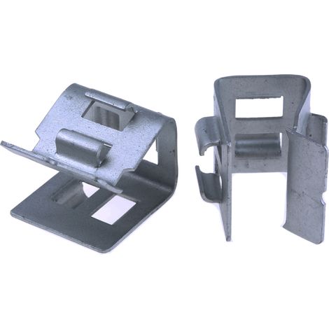 Clip pour rebord de poutre, RS PRO, Acier, Epaisseur de la bride 15  20 mm ( Prix pour Paquet de 25 )