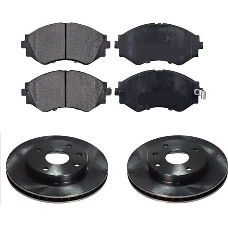 KIT FRENI ANTERIORI compatibile con DAEWOO NUBIRA (J200) - DISCHI + PASTIGLIE OEM: FDB1905 / 17414 /SOSTITUZIONE DIRETTA/BASSA POLVERE/SILENZIOSO (1/5)