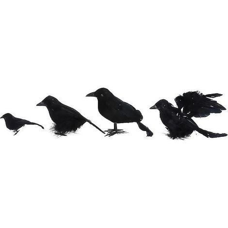 Stück künstliche Krähen für Halloween-Dekorationen (1/3)