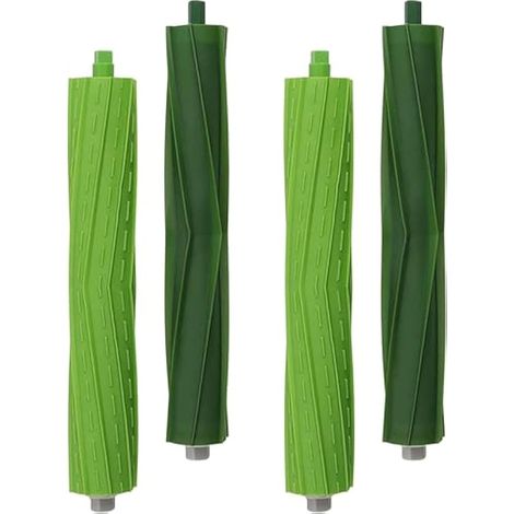 Lot de 4 rouleaux de brosse compatibles avec iRobot Roomba Séries E (E5, E6), J (J7, J7+) & I (i3, i3+, i4, i4+, i7, i7+, i8, i8+) – pièces de remplacement compatibles avec iRobot Roomba (1/5)
