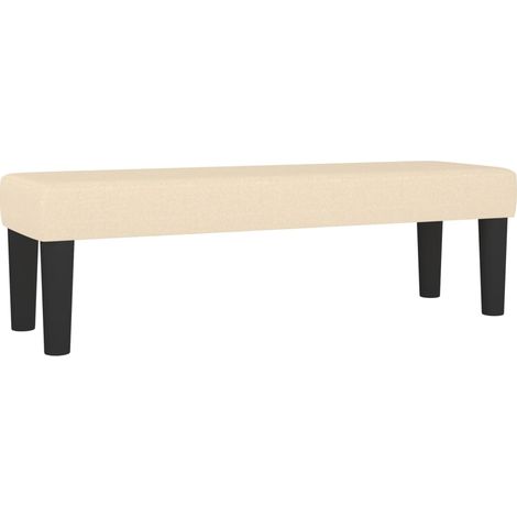 Banco banco 100 x 30 x 30 cm tela crema 020010602