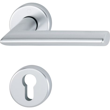 HOPPE Garniture à rosette Stockholm 1140/42KV/42KVS aluminium F1 ( 3000252244 )