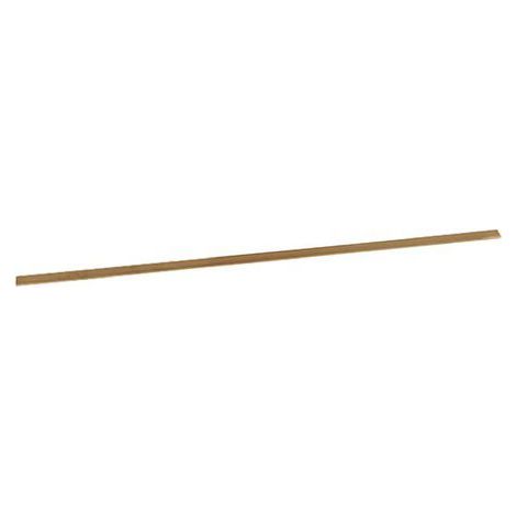 Barre plate Laiton, l. 1/2pouce H. 1/8pouce, L 500mm ( Prix pour Lot de 4 )