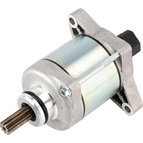 Motor de arranque, construcción metálica resistente, 115 mm x 75 mm x 60 mm, compatible con los modelos Beta 250 y 300 RR de 2 tiempos (2013-2024), voltaje de 12 V, potencia de 1,5 kW. (1/5)