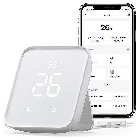 Hub domotique SwitchBot hub2 Wi-Fi hygromètre intelligent