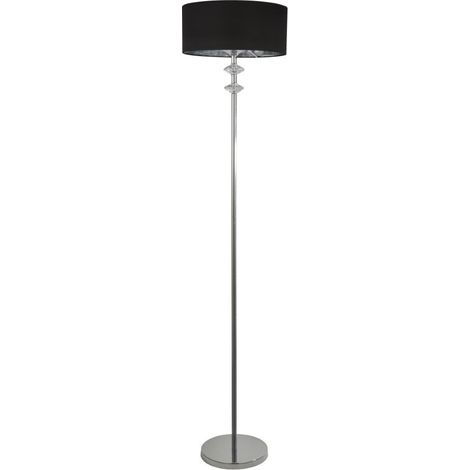 Suspension, 1 lumiere, metal alu, chrome (1/3)
