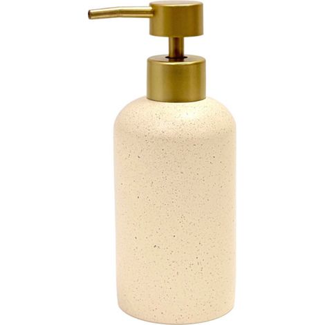 Distributeur de Savon Design "Oria" 17cm Sable (1/5)