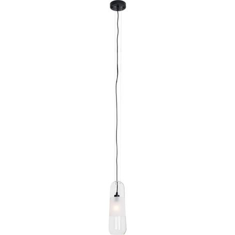 Lampada a sospensione MAURI vetro trasparente E14 Maxlight (1/4)