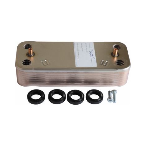 Diff – Échangeur thermique 16 plaques – Longueur 500mm – Pour chaudières Chaffoteaux – Efficacité énergétique optimisée