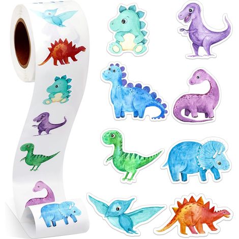 Rouleau de 500 autocollants animaux de la forêt - Adorables autocollants sur le thème des animaux, parfaits pour les cadeaux de Noël, les récompenses de bureau, les cadeaux pour enfants et les décorat (1/5)