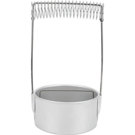 Nettoyeur de Pinceaux en Aluminium avec Poignée, Tamis Filtrant pour Peinture à l'huile et Aquarelle, Pot de Nettoyage pour Outils de Peinture (1/5)