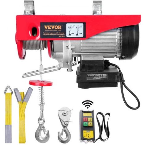 Paranco a Leva Elettrico 1450 W Carico Max. da 800 kg Motore con (1/5)