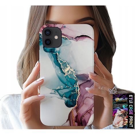 Funda para iPhone 12 mini - elegante funda femenina de mármol a la moda (1/5)