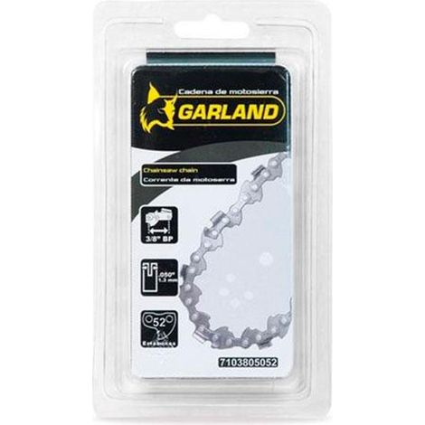 Cadenas recambio para motosierras 52 eslabones Garland - talla
