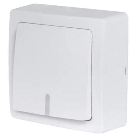 Pulsador de superficie, iluminado con indicador, 10A 250V, serie BLOK