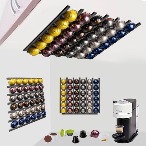 Porta capsule compatibile con Dolce Gusto - Supporto e organizer per capsule Dolce Gusto - Distributore di capsule Nespresso, stile Viscose (confezione da 6, 30 1,2 cm)