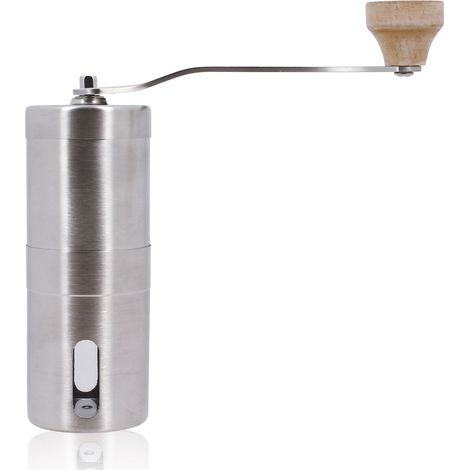 Moulin à café à manivelle en acier inoxydable (1/5)