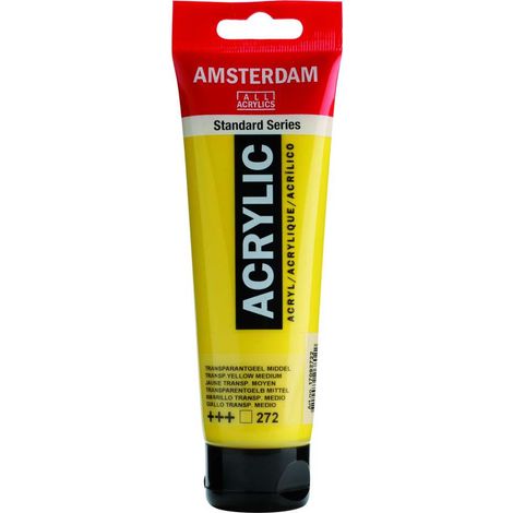Amsterdam Acrylic 120 ml Giallo Trasparente Medio
