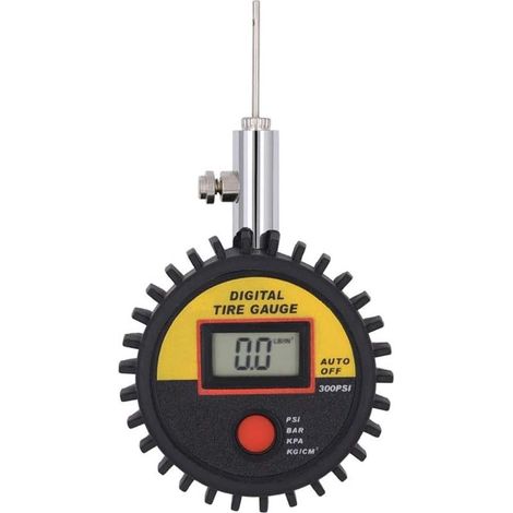 1 Manomètre numérique portable, mesure PSI Bar, plastique ABS, pour football basket-ball volley-ball (1/5)