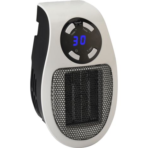 Drexon 923500 - Chauffage soufflant céramique - Modèle Pluggy - 450 Watts - Gris (1/3)
