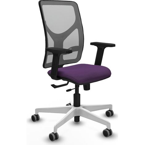 Silla de oficina piqueras y crespo Motilla gris malla cómoda (1/2)