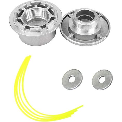 Testina per decespugliatore, testina per decespugliatore con fili in alluminio, testina per decespugliatore universale a 4 fili, testina per decespugliatore, testina per decespugliatore universale, te