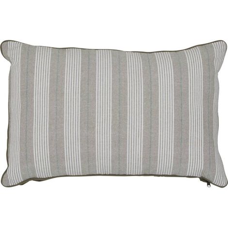 Cuscino groove 58x38cm a righe verdi - Atmosphera créateur d'intérieur