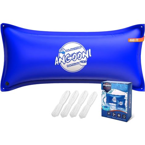 Coussin de piscine d'hiver XXL 1,2 x 2,4 m (pour piscines de 190-400 x 290-500 cm) Coussin d'air pour piscine avec double couture pour couverture de piscine Coussin de piscine pour l'hiver (1/5)