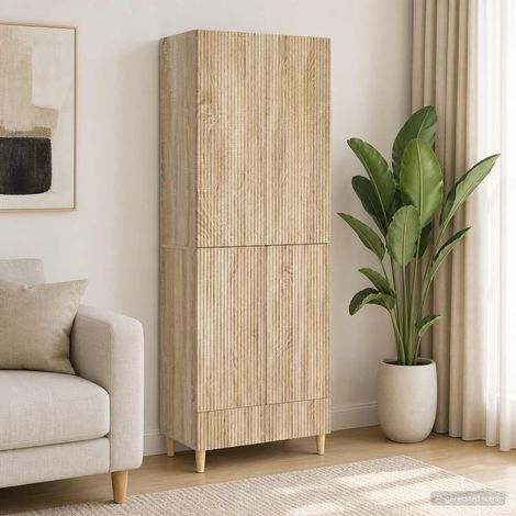 vidaXL Schrankset 2 pcs 66 x 34,5 x 95 cm Holzwerkstoff (1/5)