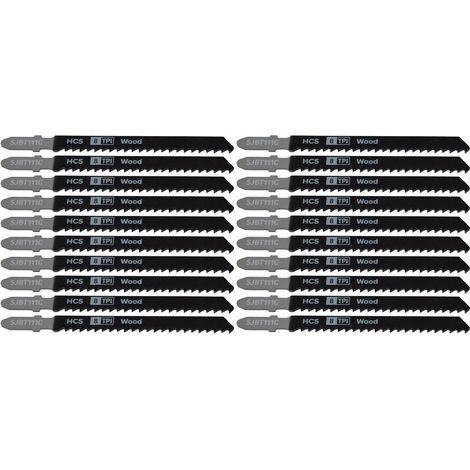 Jigsaw Blade for General Wood 100mm 8tpi Pack of 20 (1/3)