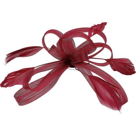 Brautbrosche/Haarspange (weinrot) – 15,00 x 8,00 x 3,00 cm – Rot (1/3)