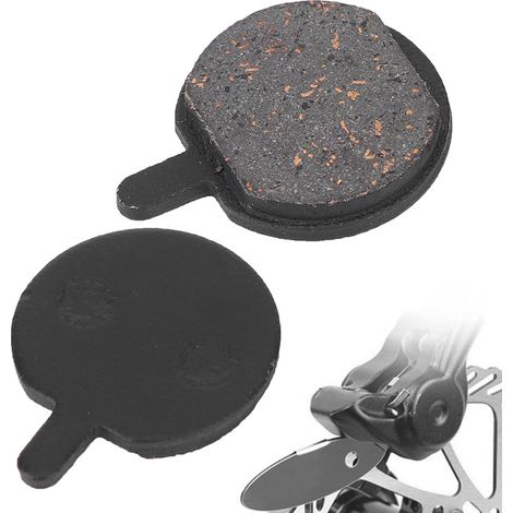 2 Paires de Plaquettes de Frein VTT Noir L-02 en Résine Haute Durabilité pour Vélo de Montagne (1/5)