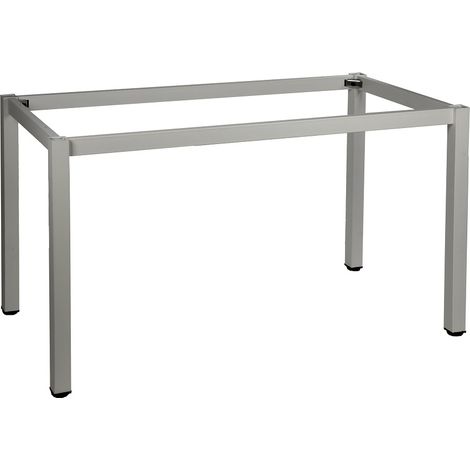 Struttura per scrivania o tavolo con gambe quadrate NY-A057/76/K - 76x76 cm, alluminio (1/5)