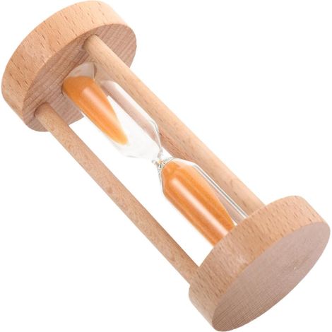 Générique Minuteur Sablier en Bois Orange 3 Cuisine et Décoration de (1/5)