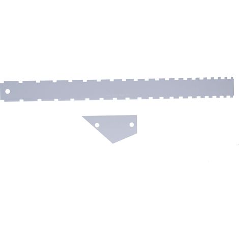 Gitarrenmesslehre aus silbernem Aluminium, gerade Kante zum Abrichten von Hals und Bünden – Werkzeug für Gitarrenbauer (1/5)