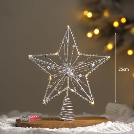 Poinsettia pour décoration de sapin de Noël style 4 (1/5)