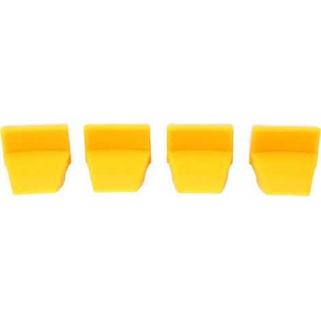 Yechiry 4pcs Protégeurs de Mâchoire Jaune en Plastique, Couvercle de Pince de Changeur de Pneus, Pièce de Rechange pour Changeurs de Pneus. (1/5)