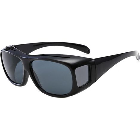 Lunettes de Conduite de Nuit pour Homme et Femme - Verres Polarisés Vision Nocturne - Protection UV400 et Anti-éblouissement - Lunettes de Sécurité pour Route et Cyclisme (1/5)
