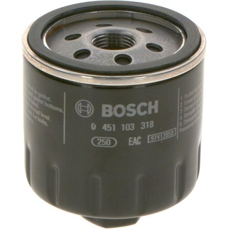 FILTRE À HUILE 0451103318 BOSCH (1/4)